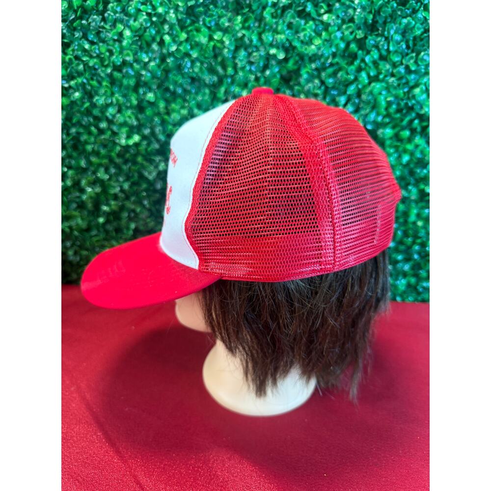 She's From Texas I Can Tell Vibes Hat Company Red White Snapback Ella Langley - Picture 3 of 9
